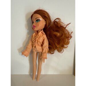 Bratz 2001 Meygan Curly Red Hair 10" Glitter Eye Shadow and Bracelets